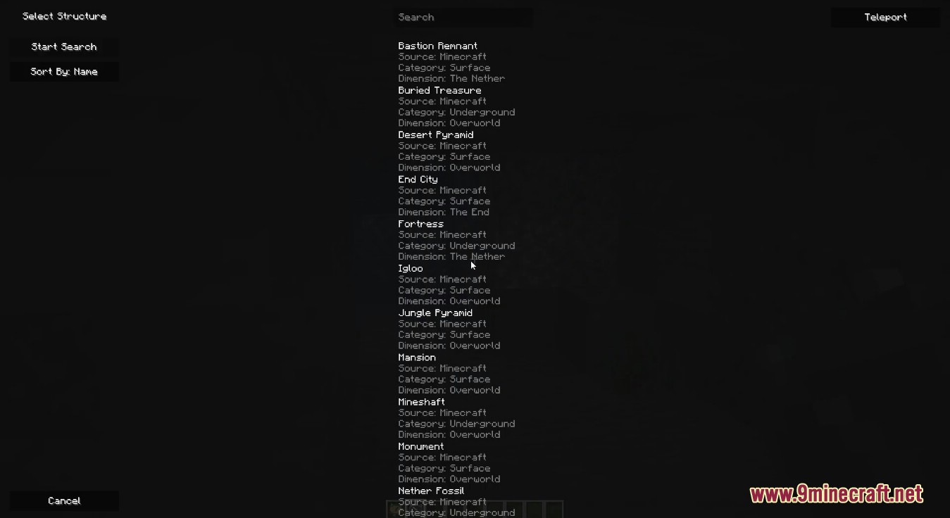 image 2 for Explorer's Compass Mod (1.20.4) - найдите строения в любой точке мира