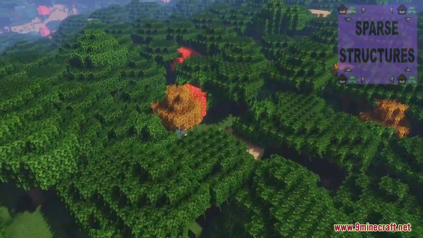 description_3 Sparse Structures Reforged Mod - All buildings are far away