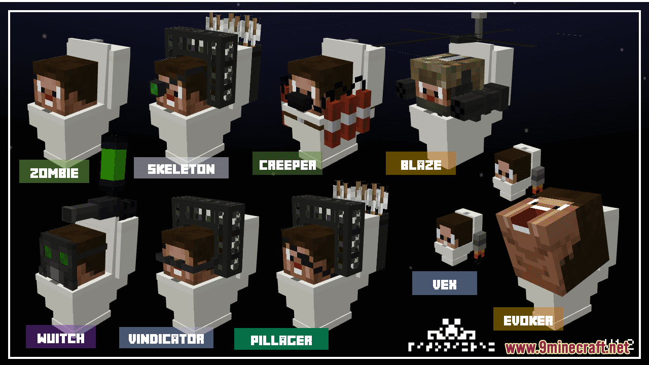 description_14 Skibidi Toilet Resource Pack (1.20.4, 1.20.2, 1.19.4) - Текстурный пакет