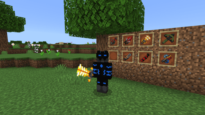 image 8 for Дополнение Crazy Weaponz (1.20) - MCPE/Bedrock Mod