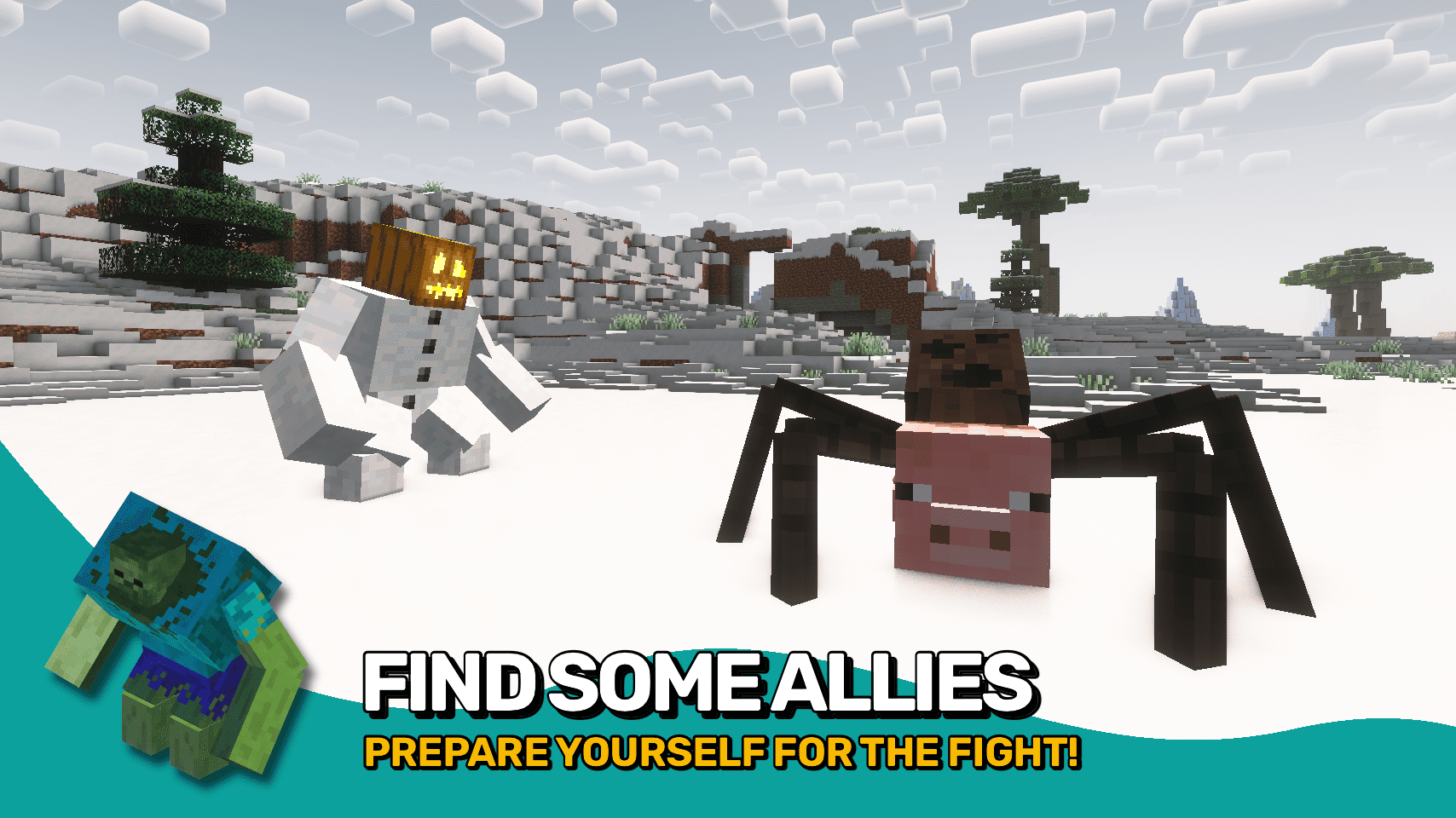 description_2 Mutant Monsters Mod 1.20.1 - Мощные чудовища