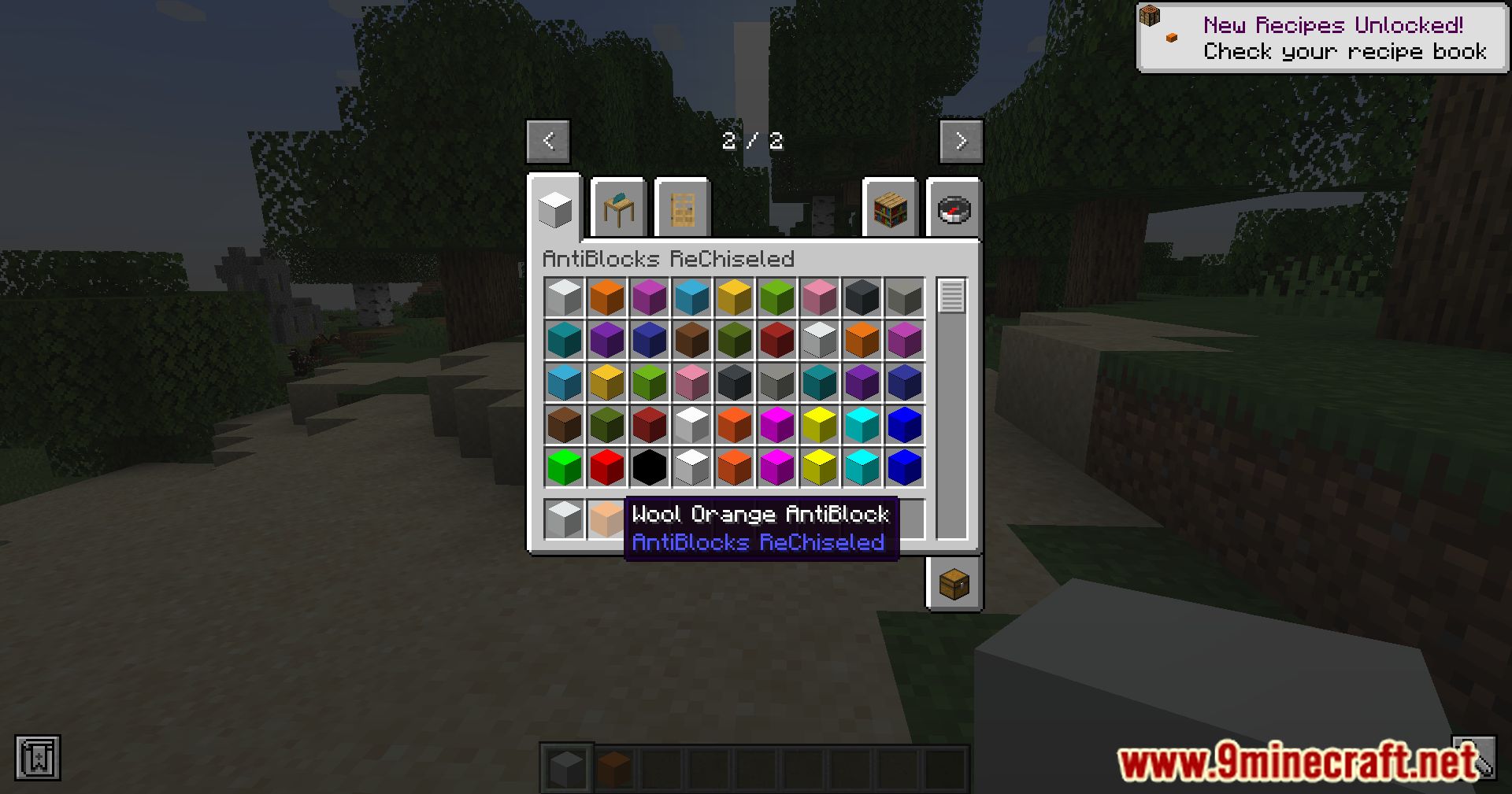 image 3 for AntiBlocks ReChiseled Mod (1.20.5) - Красочный подход к AntiBlocks
