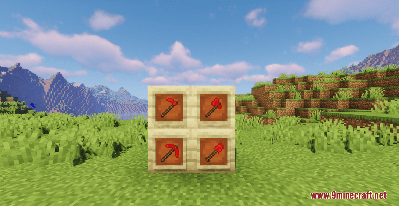 description_2 Red Diamond Resource Pack (1.19.3, 1.19.2) - Пакет текстур