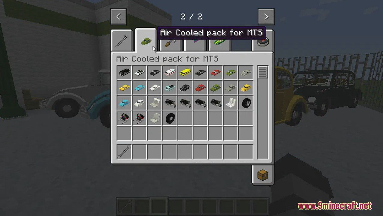 description_8 Мод Air Cooled Cars Package (1.12.2) - Автомобили Volkswagen Beetle