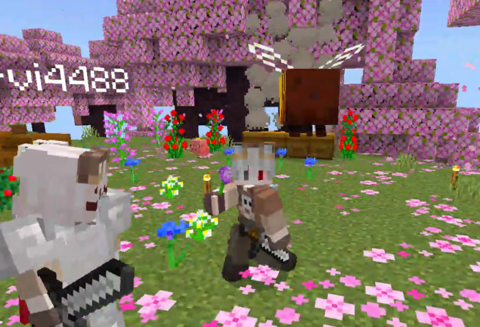 image 3 for FAnimation X Fiery Combat Pack (1.20) - MCPE/Bedrock