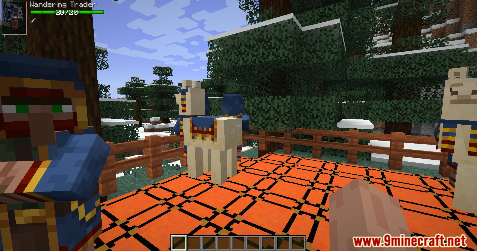 description_4 Wandering Fighters Mod 1.20.1 - Turns merchants into untamed enemies!