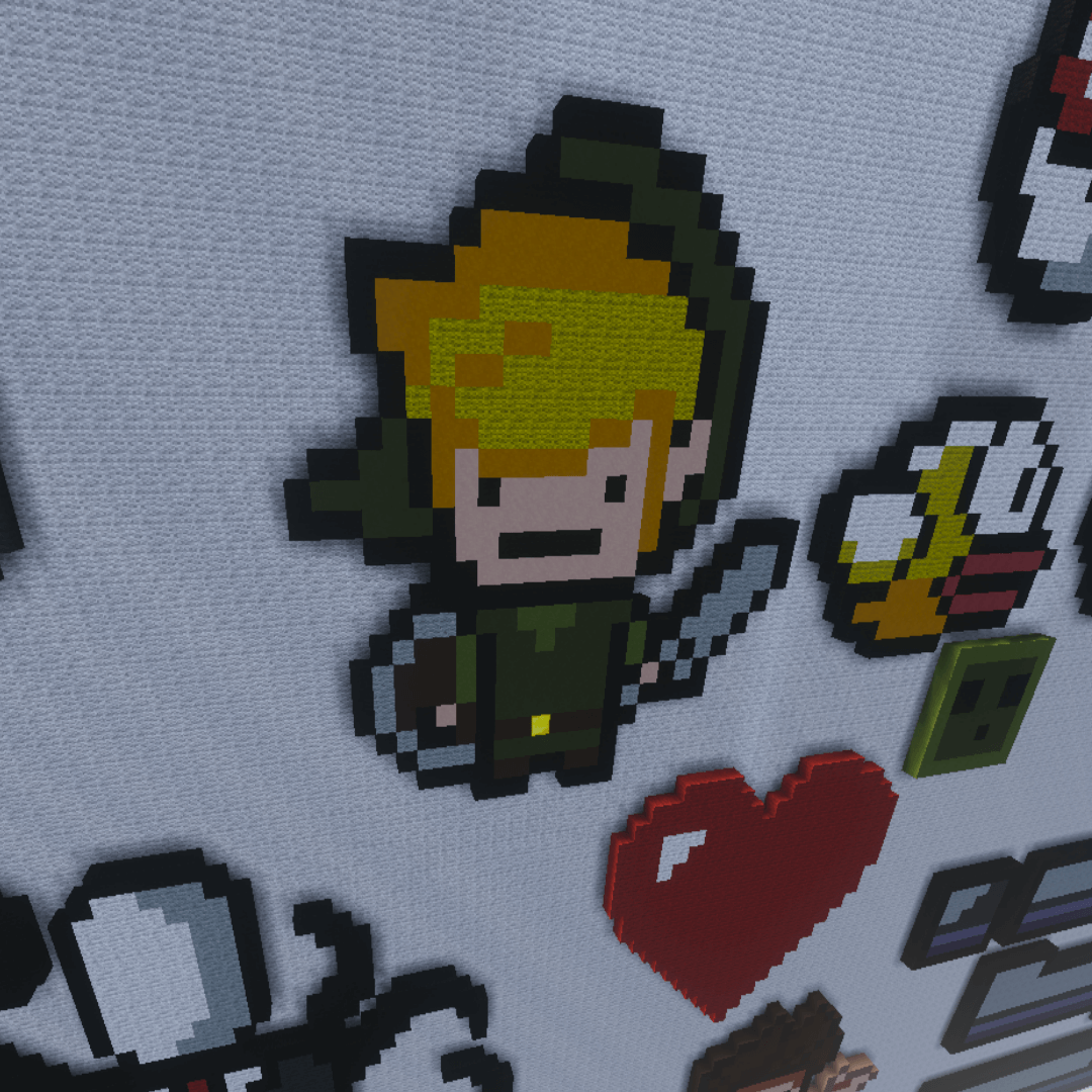 description_0 Pixel art | Mapa de Minecraft