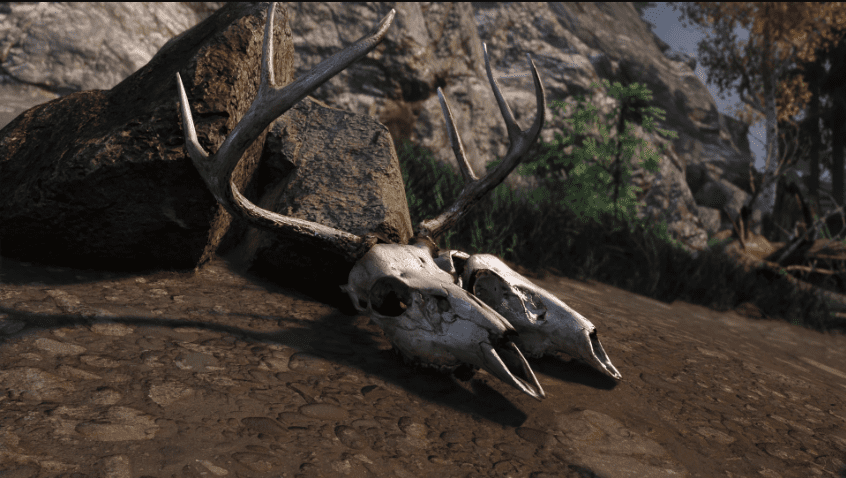 description_4 3D Deer Skull Replacement