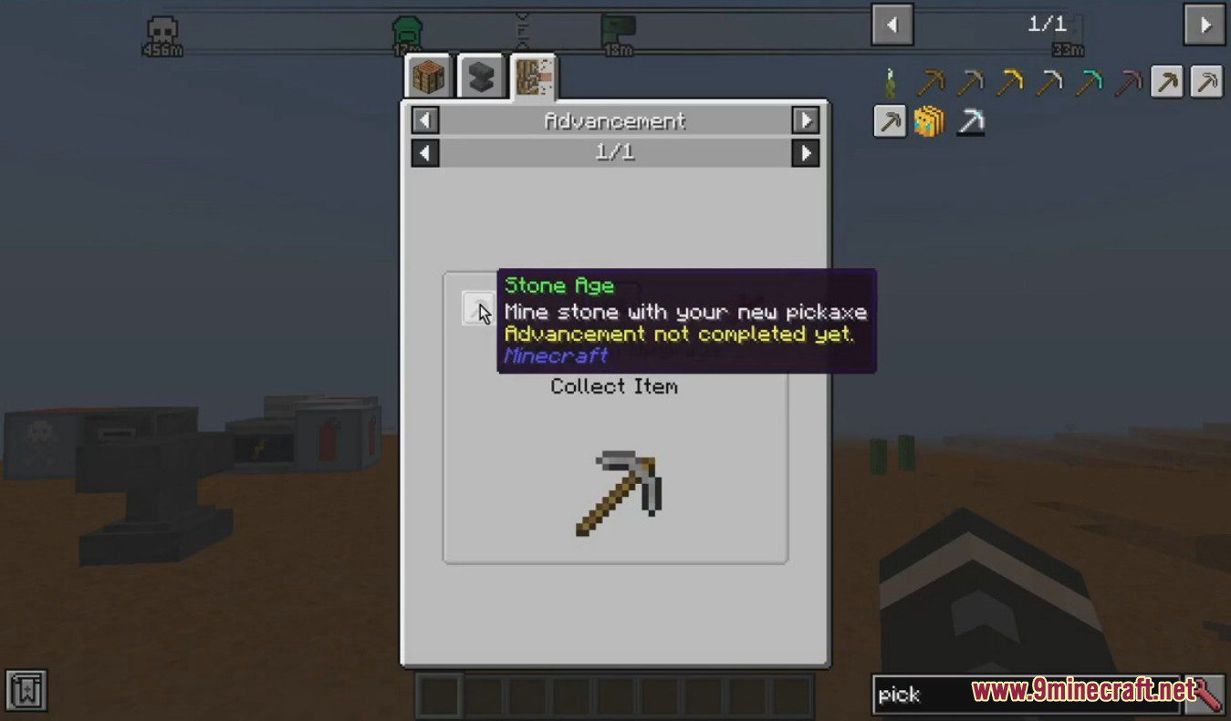 description_3 Just Enough Advancements Mod (1.20.1) - suplemento para JEI