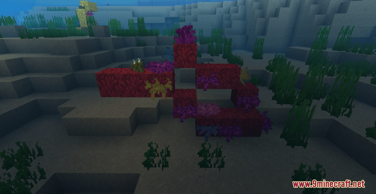 description_12 Cybers Better Coral Resource Pack (1.19.4, 1.19.2, 1.19) - текстурный пакет