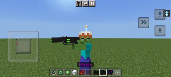 image 14 for Дополнение SF Weapon (1.20) - MCPE/Bedrock Mod