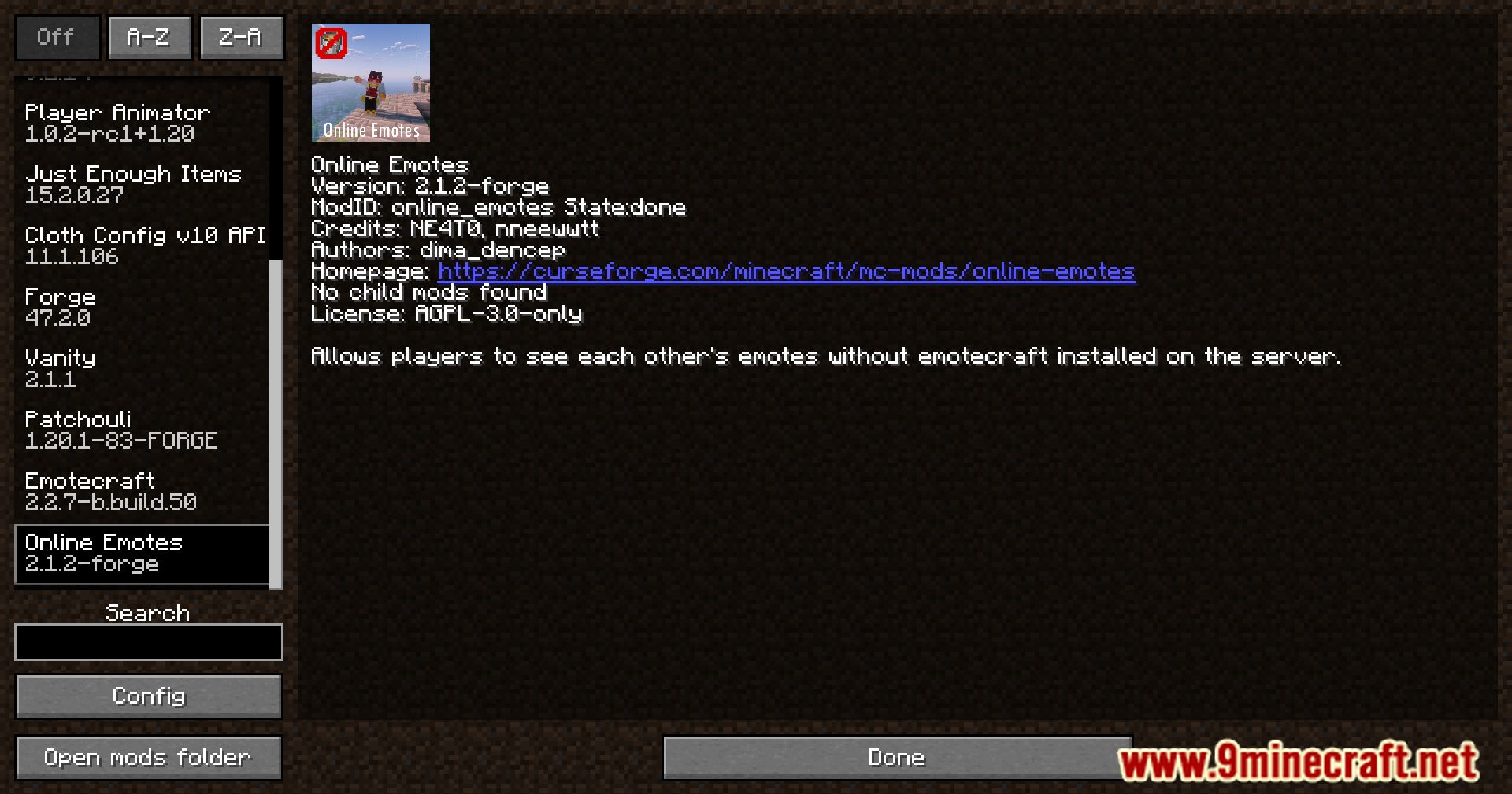 image 1 for Online Emotions Mode (1.20.4) - self-expression and improved multiplayer dynamics