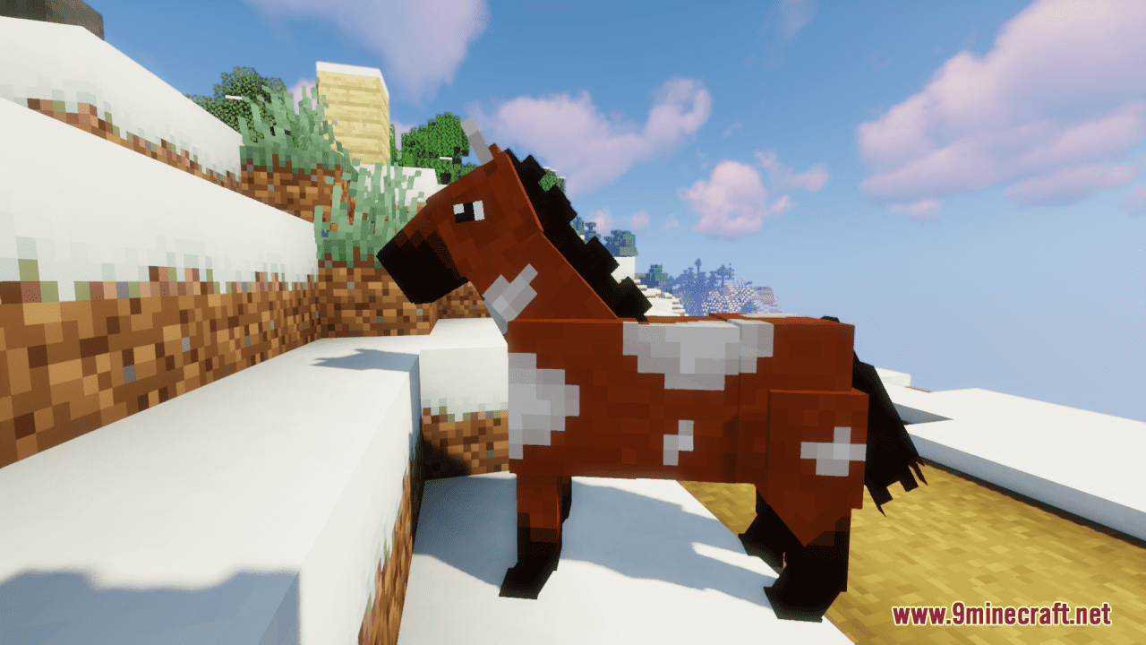 description_12 Better Horses Resource Pack (1.20.4, 1.19.4) - texture pack