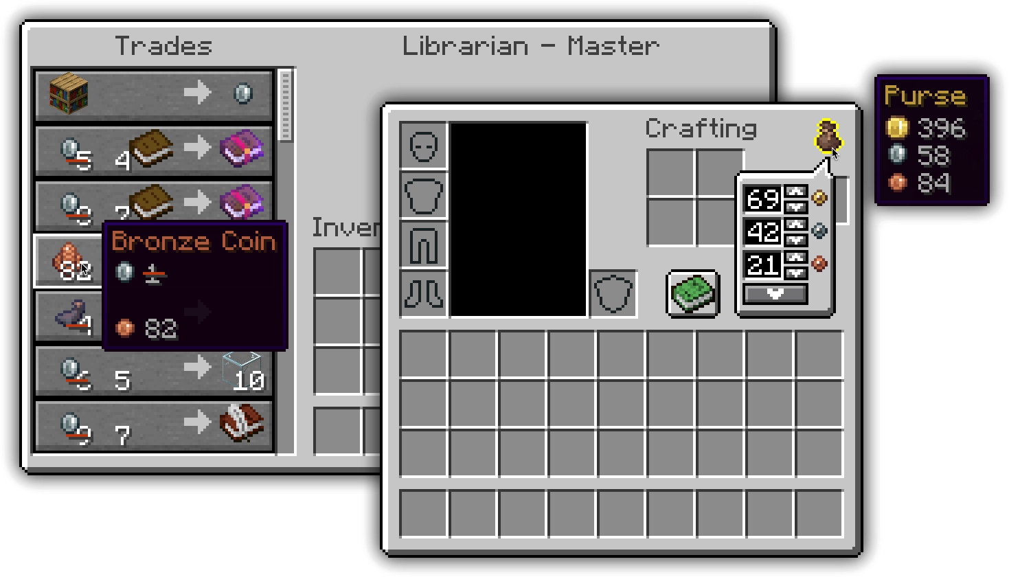 description_0 Numismatic Overhaul for Minecraft