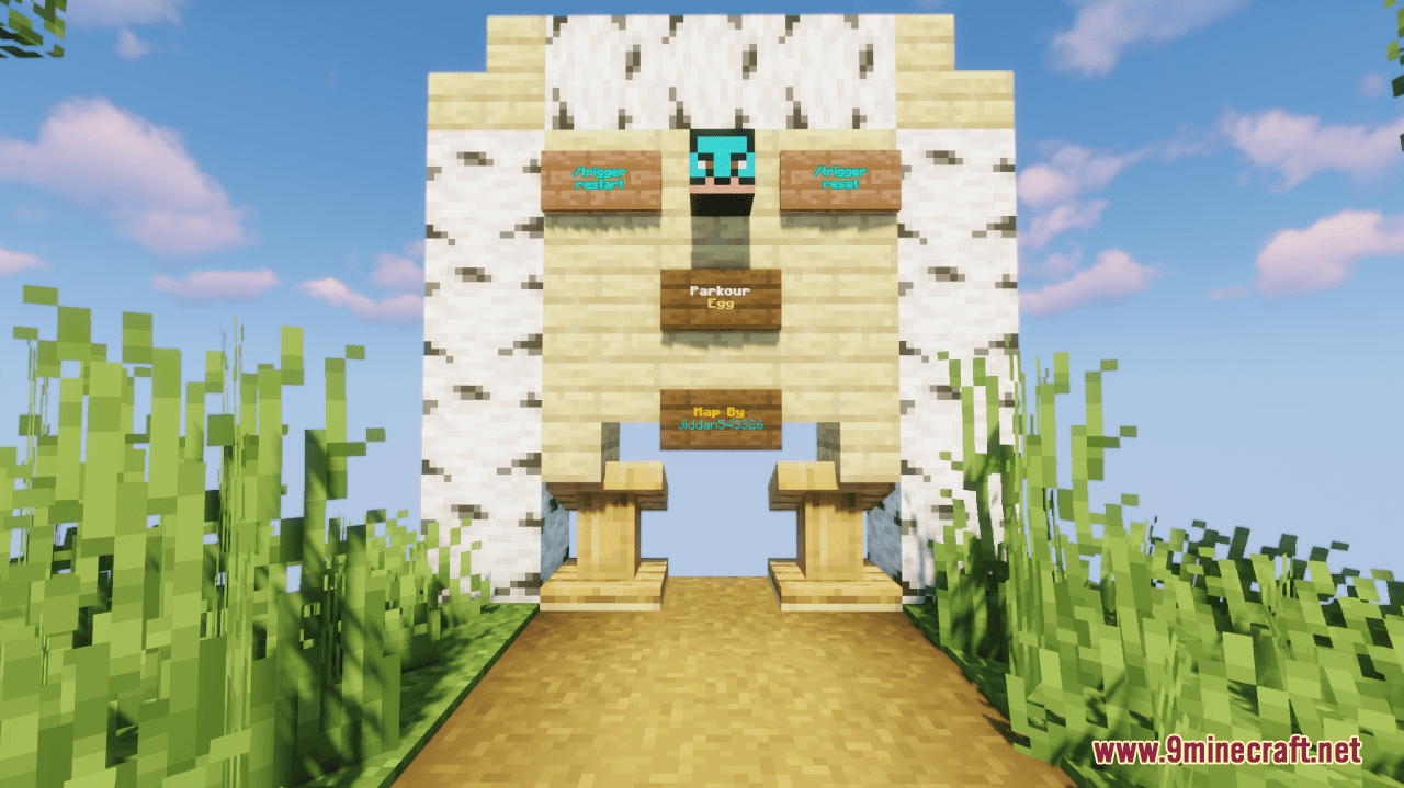 description_7 Parkour Egg Map (1.20.4, 1.19.4) - Can you beat an egg?