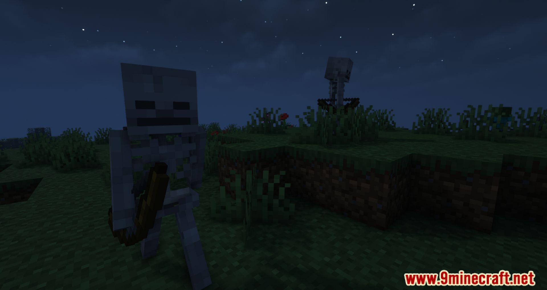description_5 Farsighted Mobs Mod (1.20.4) - Осторожно, враг!