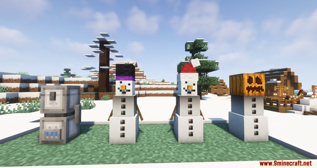 description_0 Frosted Friend Mod - постройте снеговика
