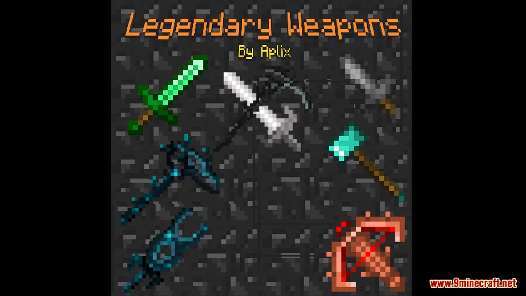 description_4 Super Weapons Data Pack (1.20.2, 1.19.4) - Unleash the power of myths in Minecraft!