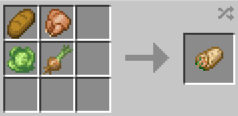 description_11 FastFood Delight Mod (1.19.2) - cheeseburgers, chicken with cheese, etc.!