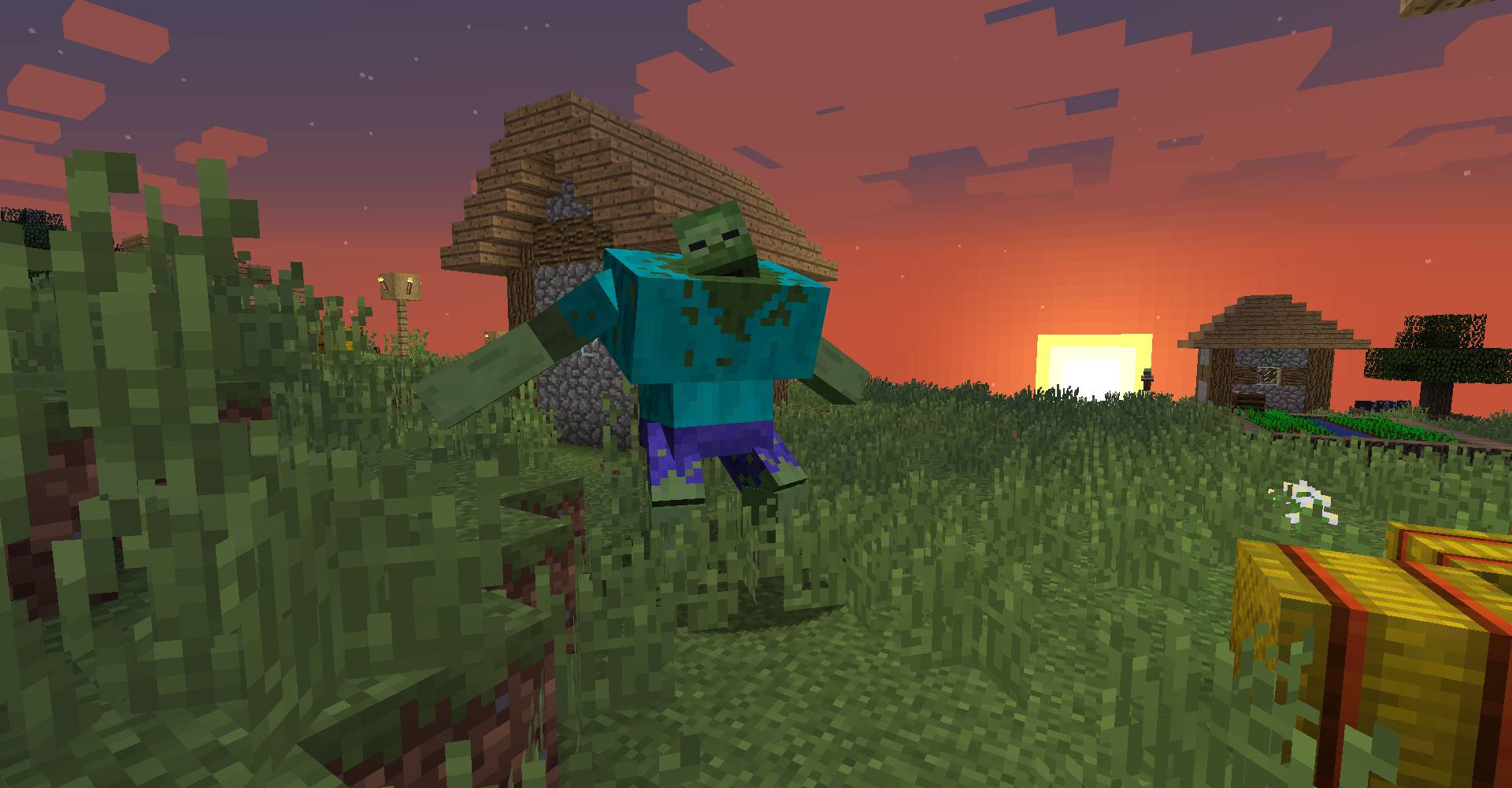 description_1 Mutant Beasts Mod 1.16.5 (lutar e sobreviver com multidões mutantes)