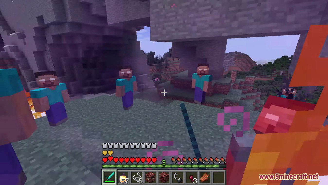description_8 Herobrine Classic Mod (1.7.10) - fictional creepypasta character