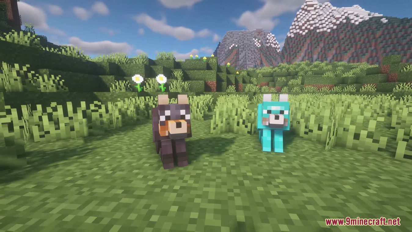 description_3 RevampedWolf Mod (1.20.4) - Reworked gang of wolves