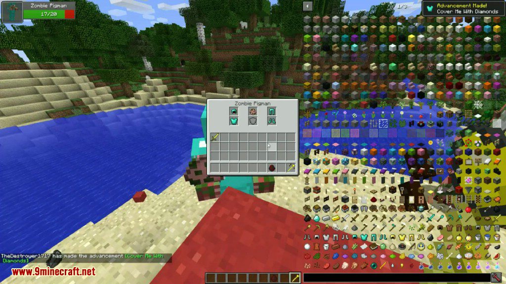 description_30 Mob Battle Mod 1.20.1 - crear batallas de mafia simples