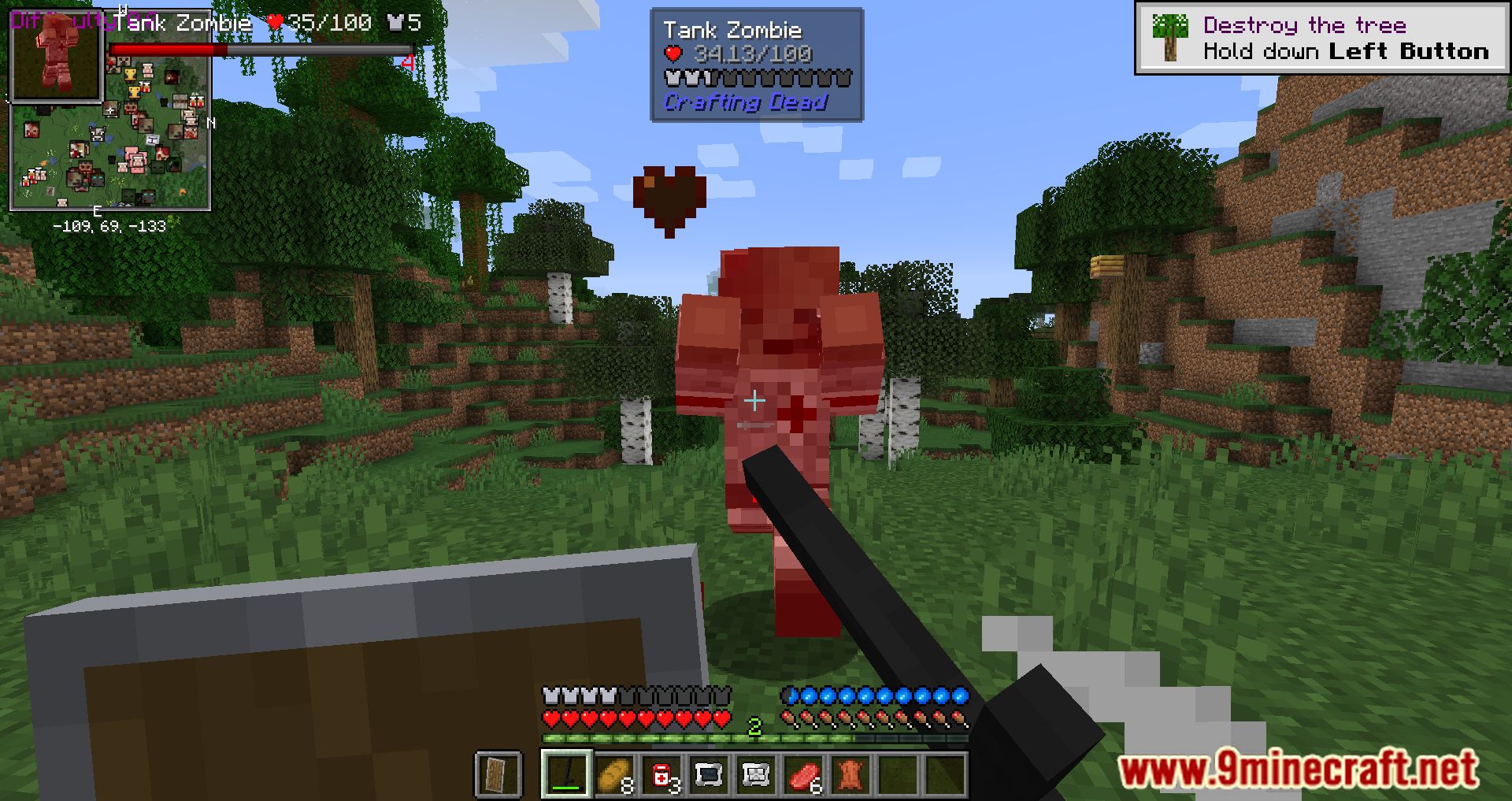 description_4 Modpack PwrDown's Zombie Apocalypse (1.16.5) - survival in a pandemic zombie world