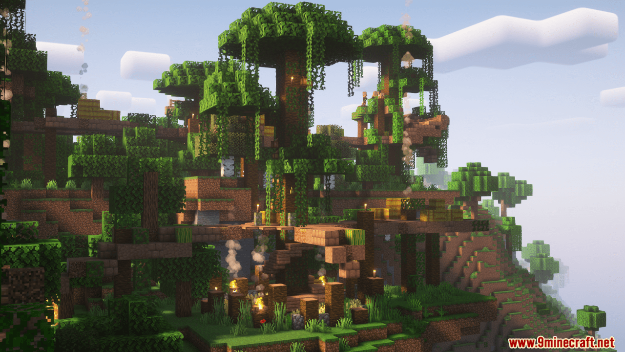 image 5 for Qrafty's Jungle Villages Mod (1.20.4) - well integrated villages in the jungle