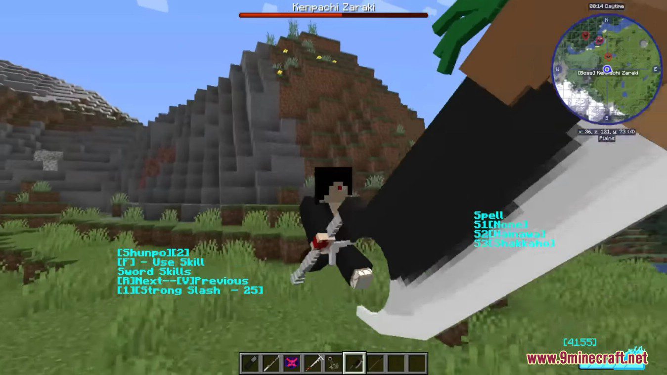description_15 Bleach Awaken Mod (1.16.5) - Аниме Bleach, Fighting Hollow