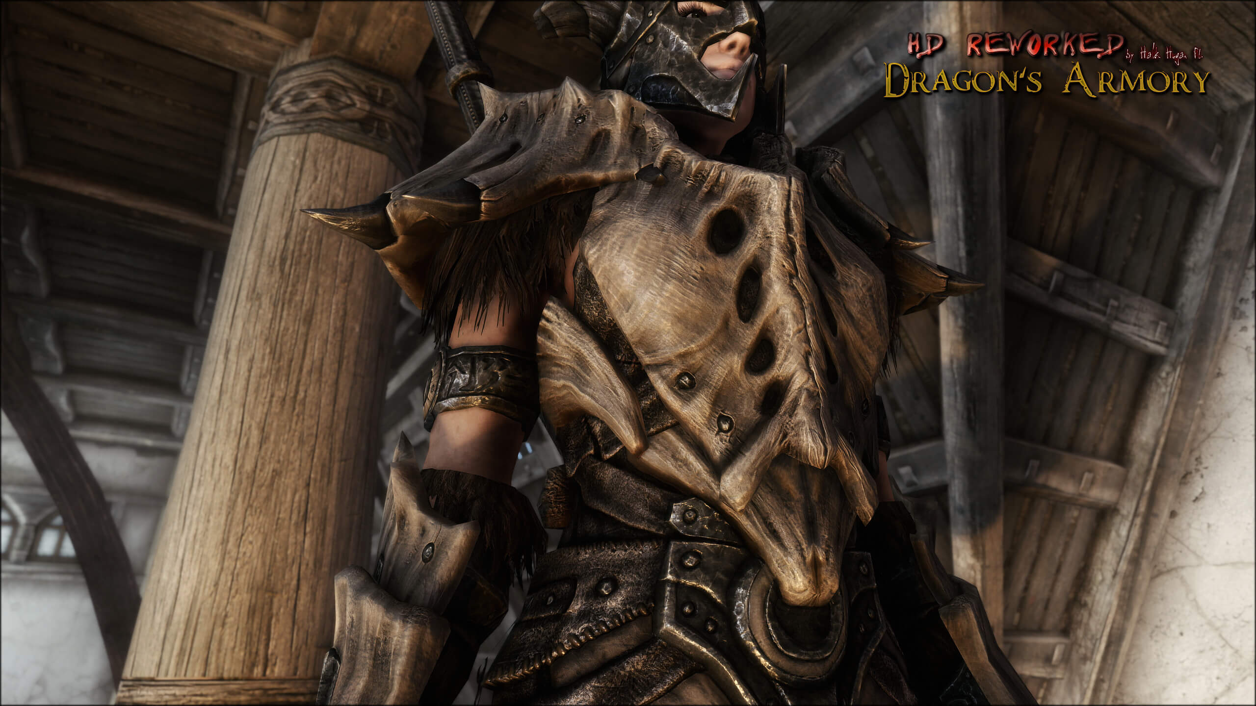 description_0 4к сет из кости дракона / HD Reworked Dragonplate Armor 4K