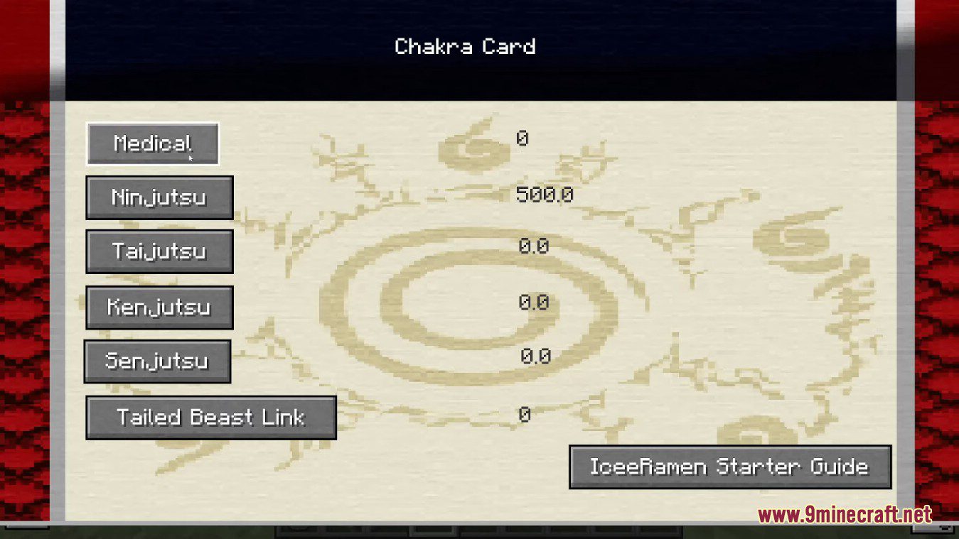 description_3 IceeRamen Naruto Mod (1.16.5) - Искусство всей природы