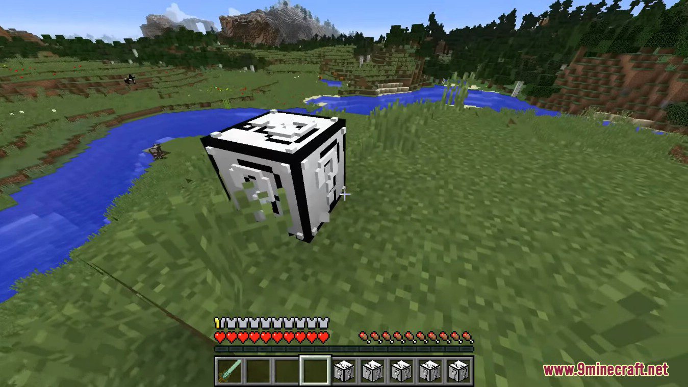 description_4 Гипноз Lucky Block Mod (1.8.9) - Крылья ангела, джакузи, ...