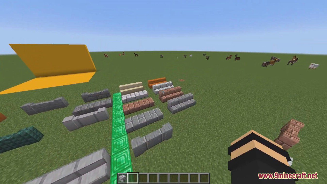 description_5 Nuevo piso, escaleras y paredes mod (1.20.4) - Ultimate para la construcción