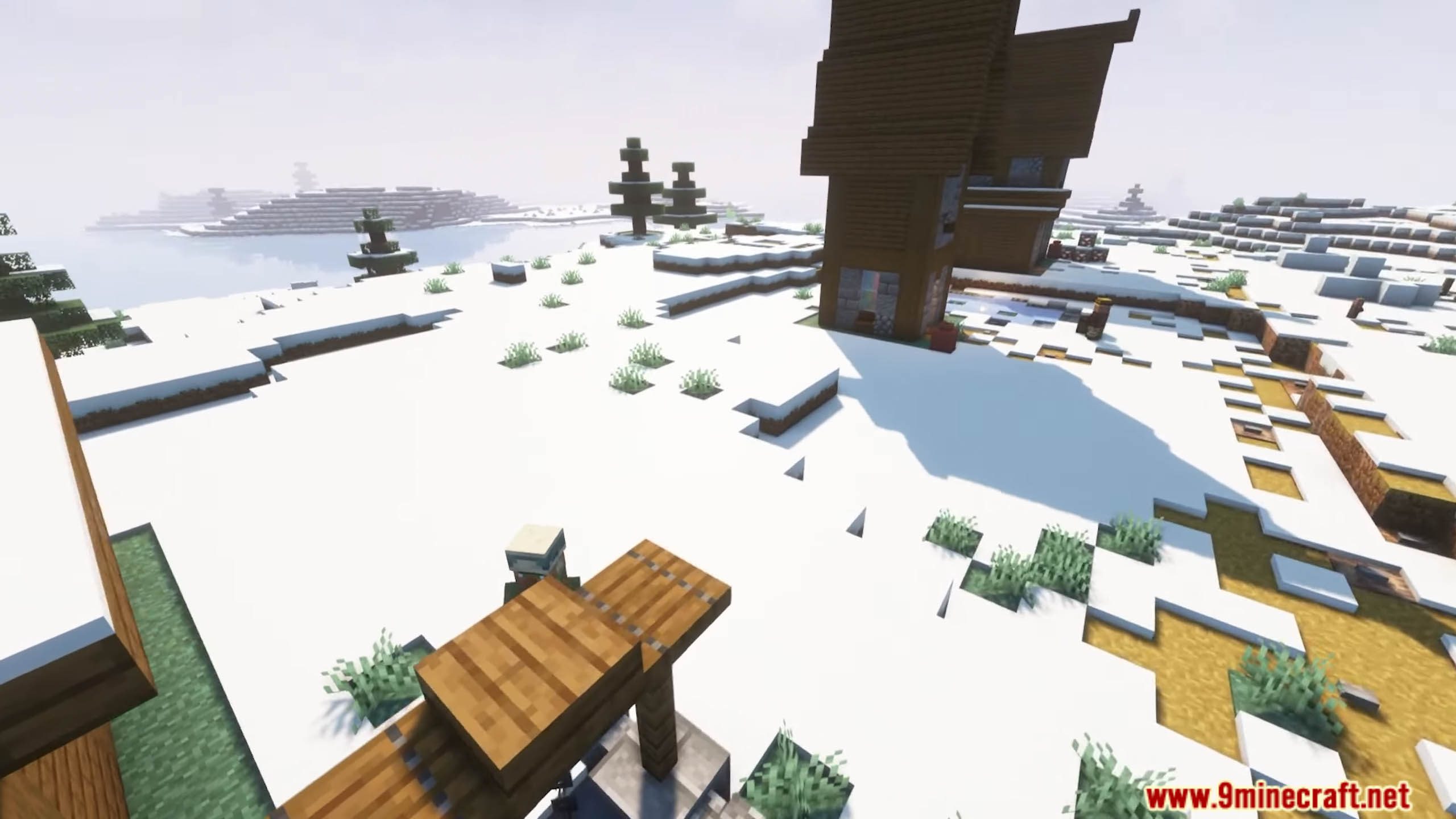 description_6 Snowy Taiga Village Data Pack (1.20.4, 1.19.4) - expand your capabilities in Minecraft!