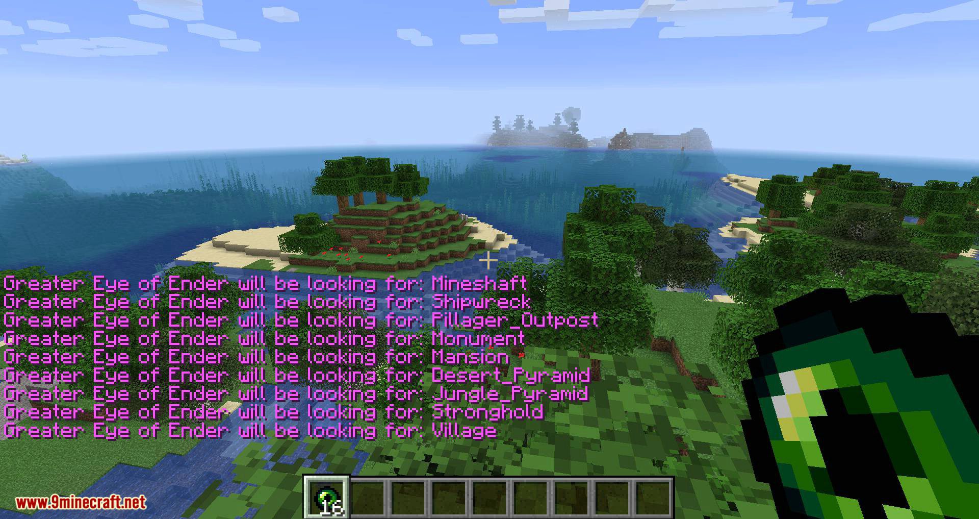 image 8 for Greater Eye of Ender Mod (1.20.4) - Ender's eye of a new level