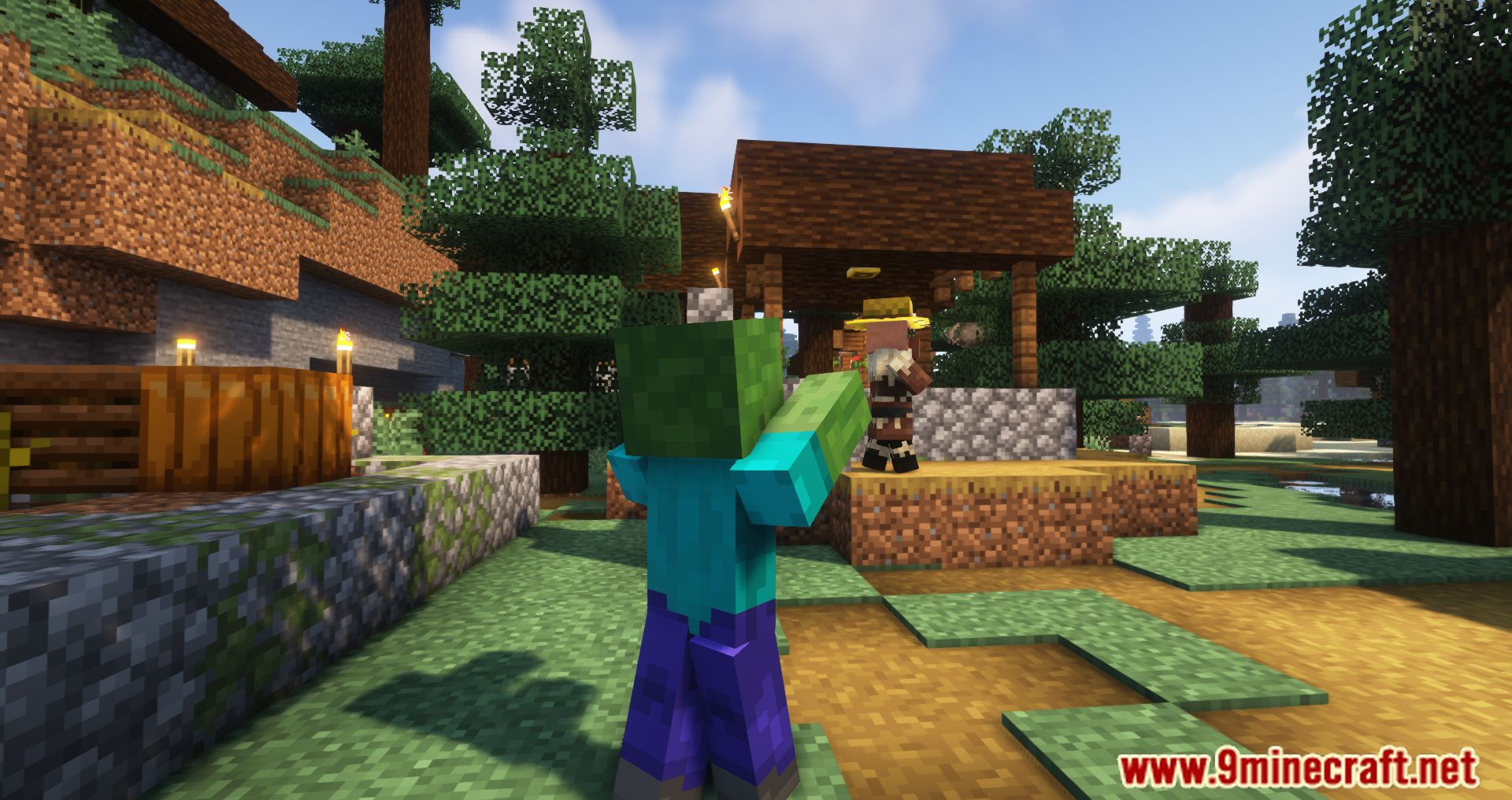 description_6 Day Zombies Rebooted Mod 1.20.1 - Daytime revelation in Minecraft