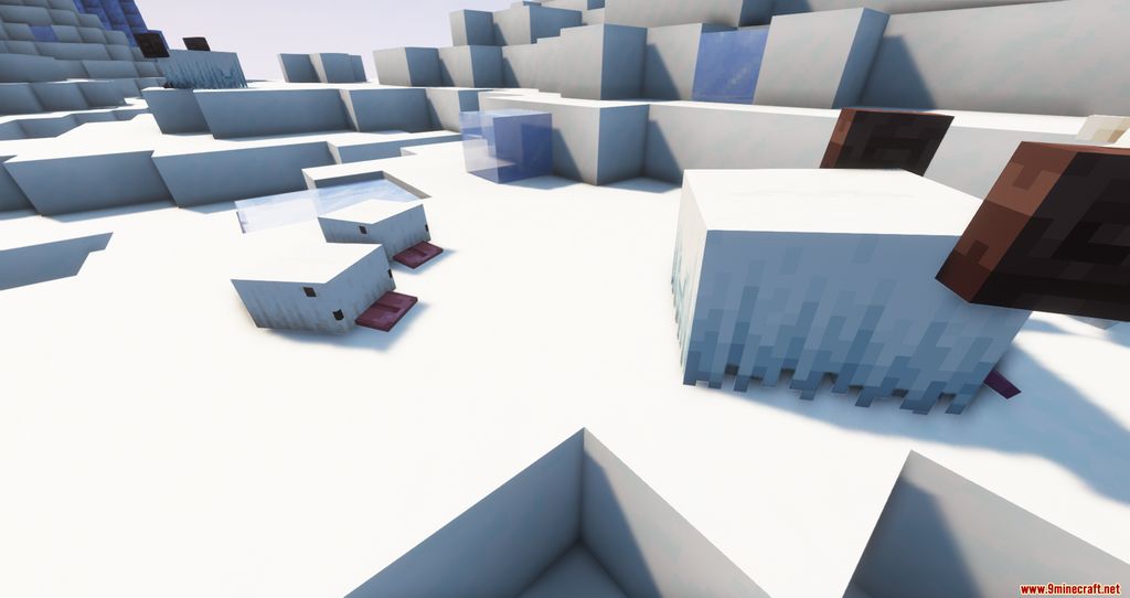 description_7 Snuffles Mod 1.20.4 - new mob in the snow biome