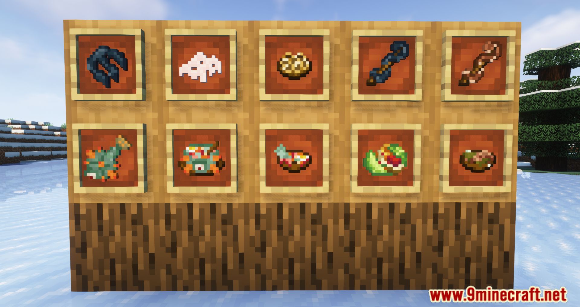 description_0 Ocean's Delight Mod (1.20.1) - добавляет кулинарный контент в океан!