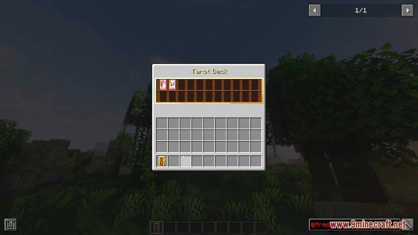 description_2 Tarot Cards Mod (1.20.4) - Cards have abilities