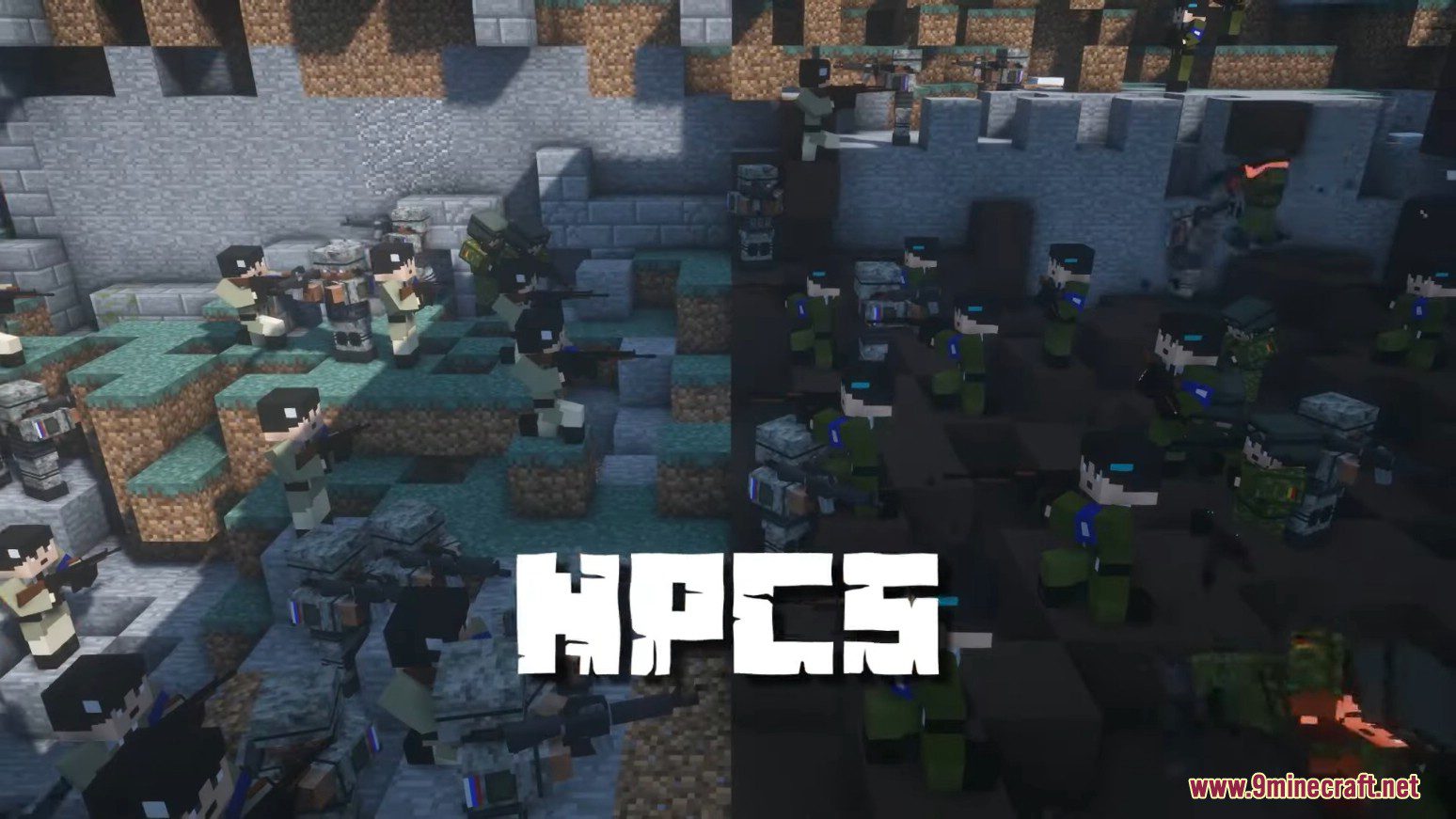 description_3 Battle Pack Mod Pack (1.12.2) - turn Minecraft into war!