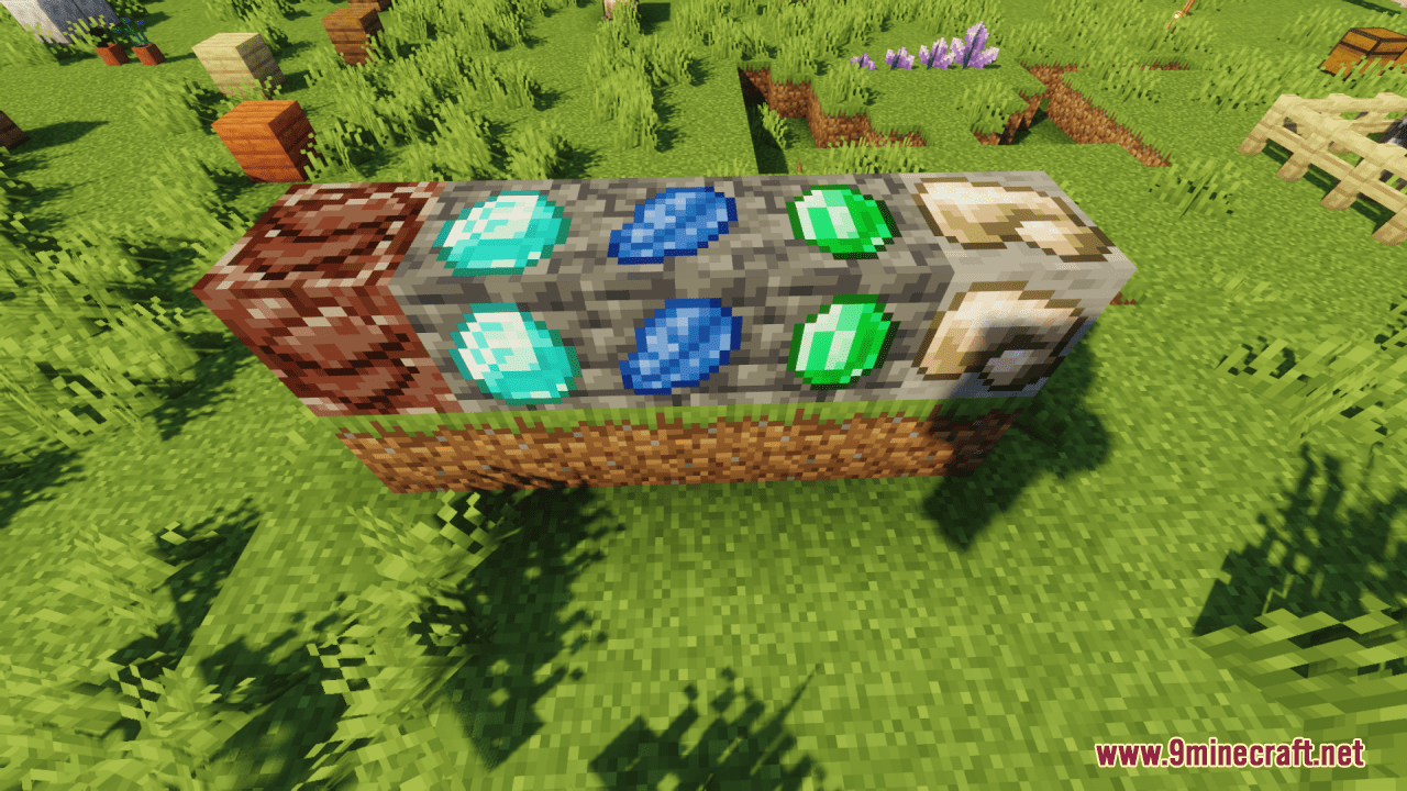 description_9 Ore resource packs (1.20.4, 1.19.4) - Texture packs