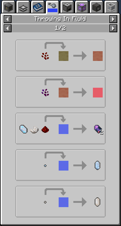 image 1 for Мод Just Enough Throwing In Fluids (1.12.2) – JEI Addons