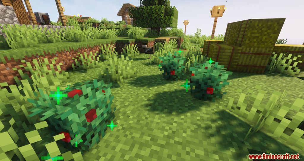 description_3 Crops 3D Resource Pack (1.19.4, 1.19.2 пакет текстур