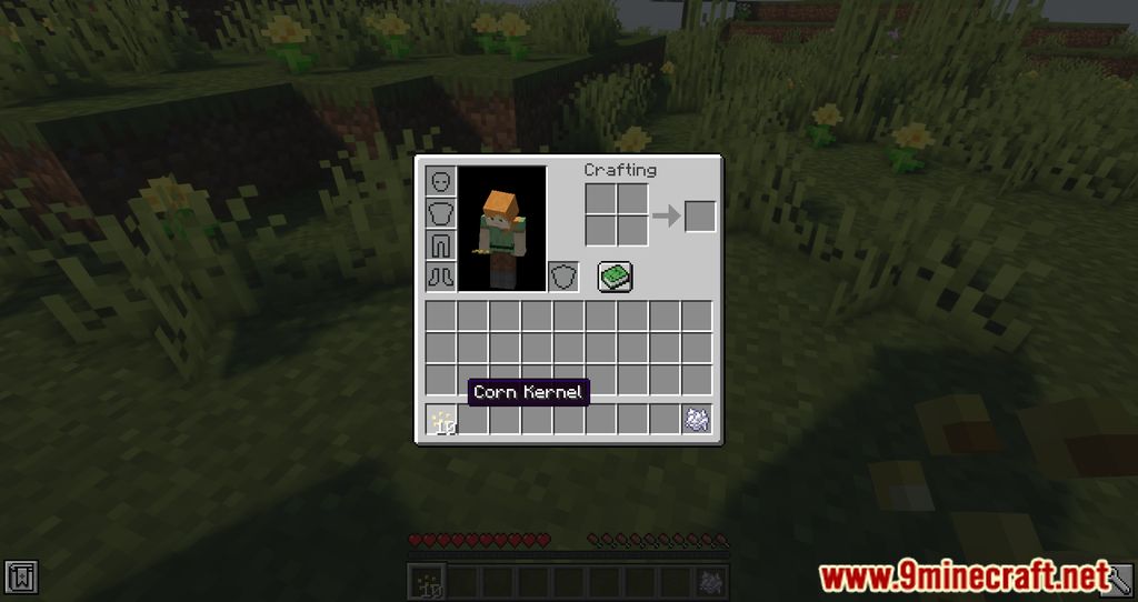 description_8 Corn Delight Mod (1.20.1) - Comida relacionada con el maíz y comestibles
