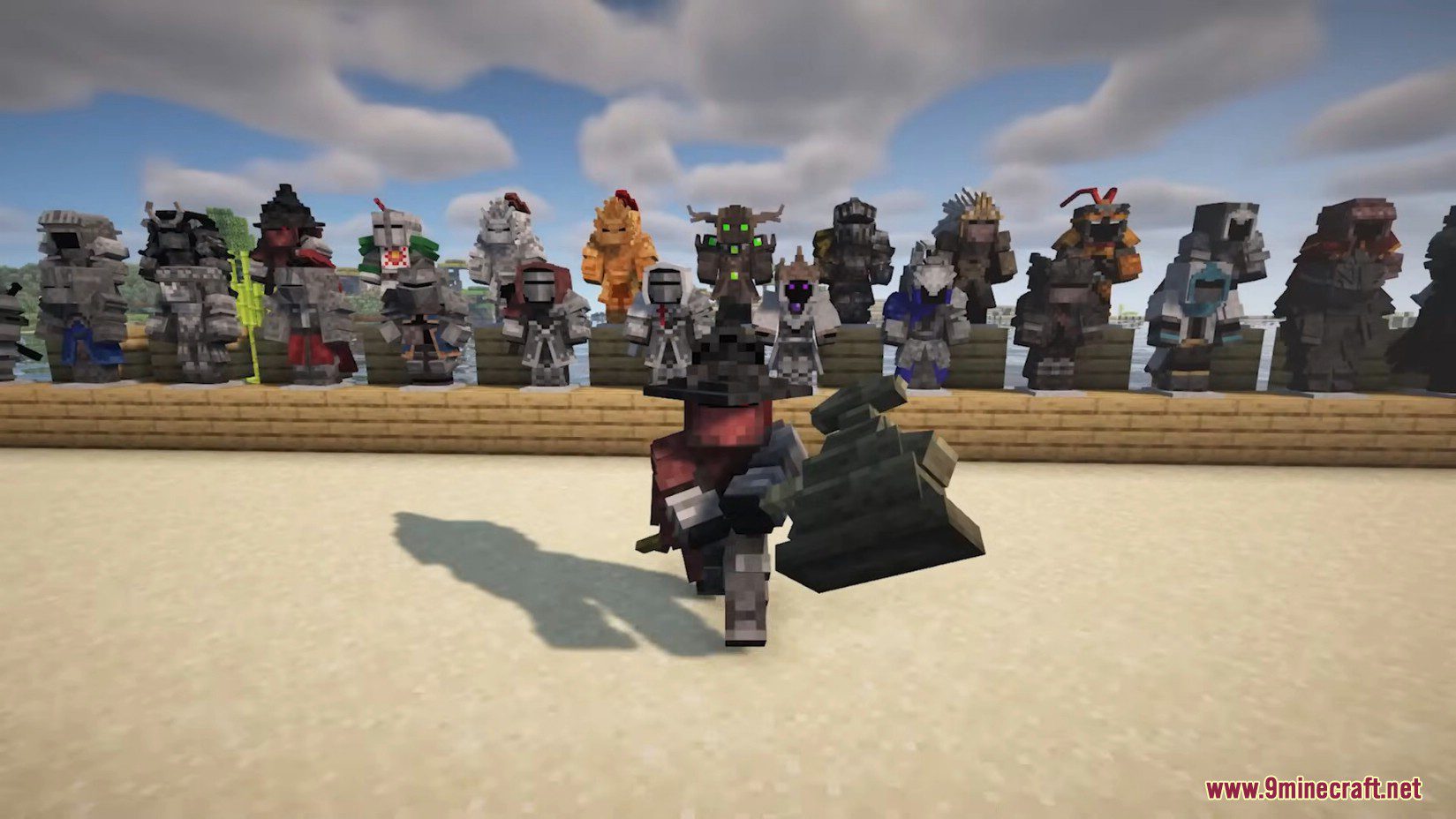 description_5 Mod Soul Like Armors Reworked (1.20.1) - Dark Souls Zırhı