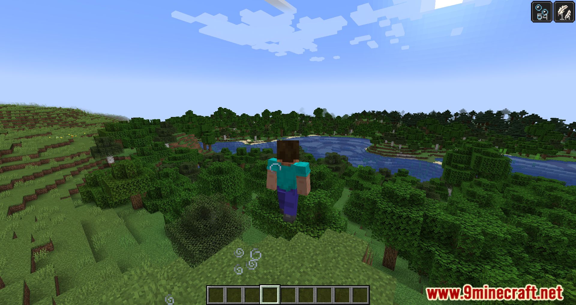 description_5 Status Effect Timer Mod (1.20.4) - Overlay a timer on vanilla status effects.