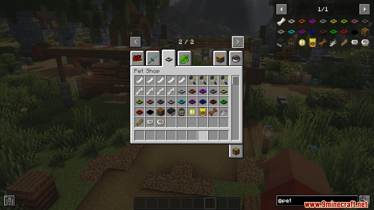 description_0 Pet Shop Mod (1.20.1) - interactive pets and items for them