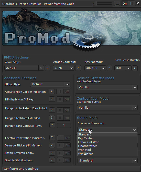 description_1 OldSkools ProMod для World of Tanks 1.23.1.0