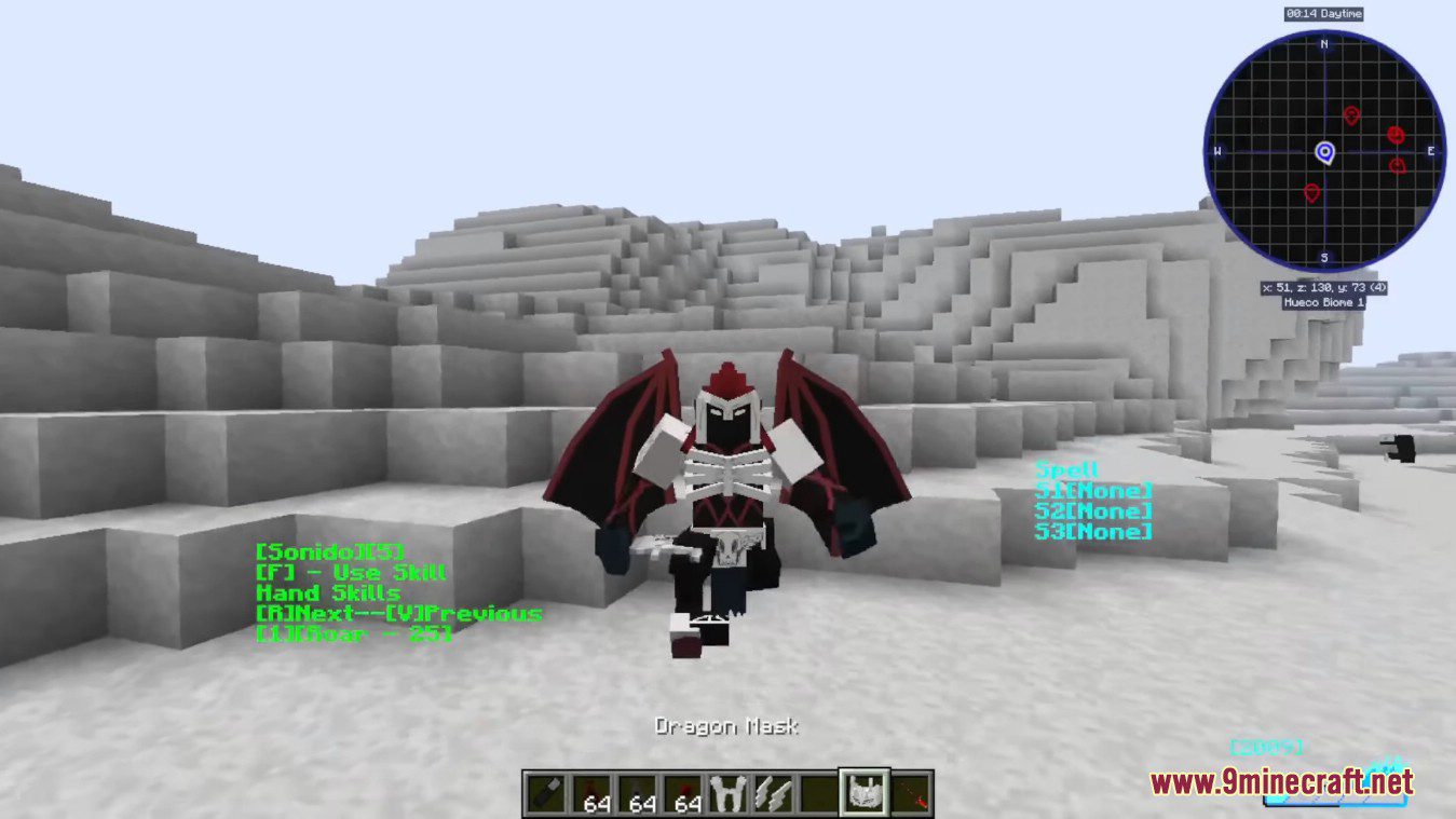 description_19 Bleach Awaken Mod (1.16.5) - Anime Bleach, Fighting Hollow